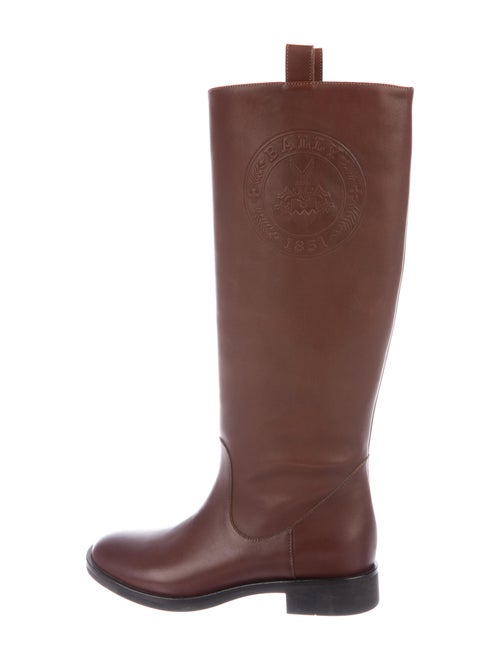 Bally Leather Riding Boots Brown