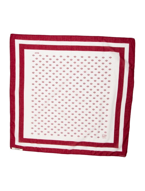 Bally Printed Scarf white
