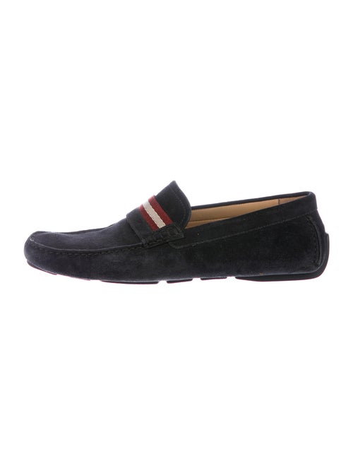 Bally Suede Drivers Blue
