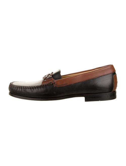 Bally Leather Dress Loafers Brown