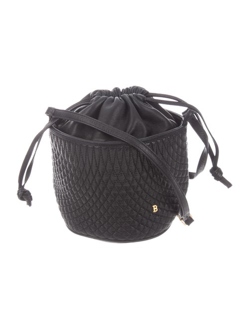 Bally Leather Bucket Bag Black