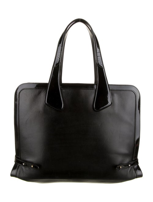 Bally Leather Tote Black