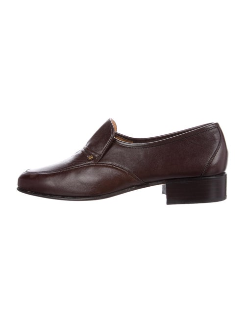 Bally Leather Dress Loafers Brown