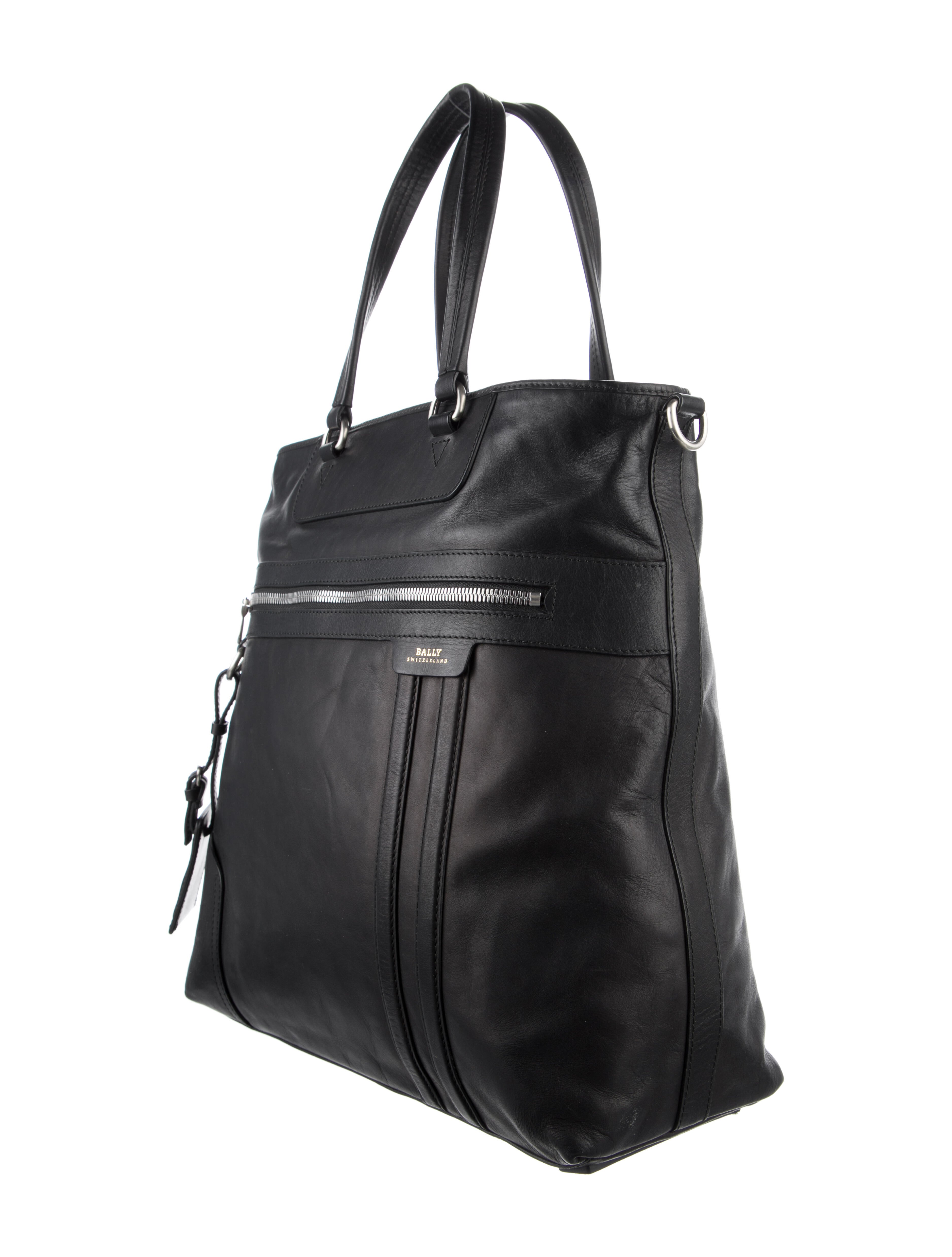 Bally Leather Large Tote Black Totes, Bags WB246586 The RealReal