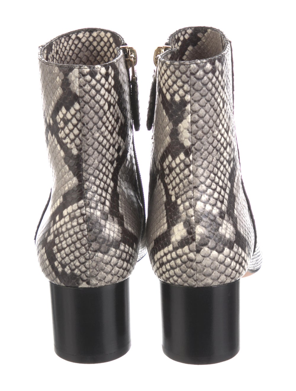 Bally Snakeskin Animal Print Boots - image 4