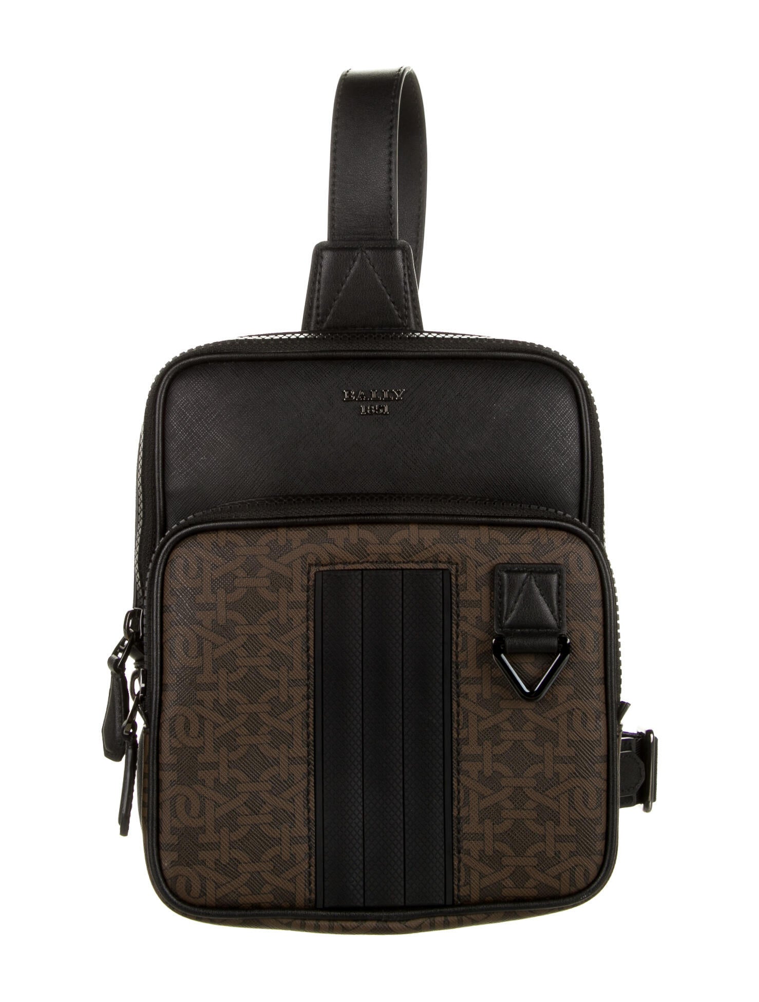 Bally Saffiano Leather Messenger Bag Black Messenger Bags, Bags