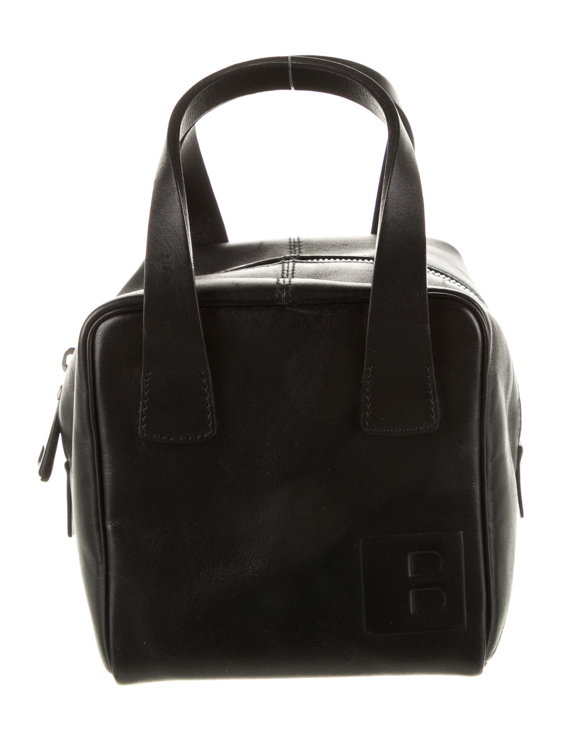 Bally Leather Cube Bag - Black Handle Bags, Handbags - WB250251