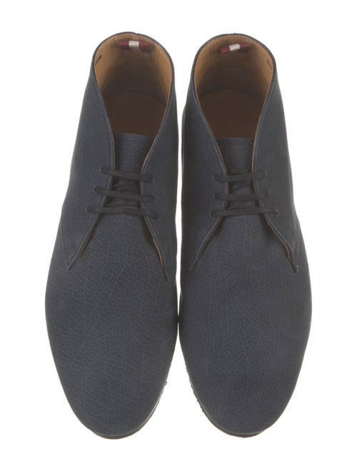 Bally Leather Lace-Up Boots