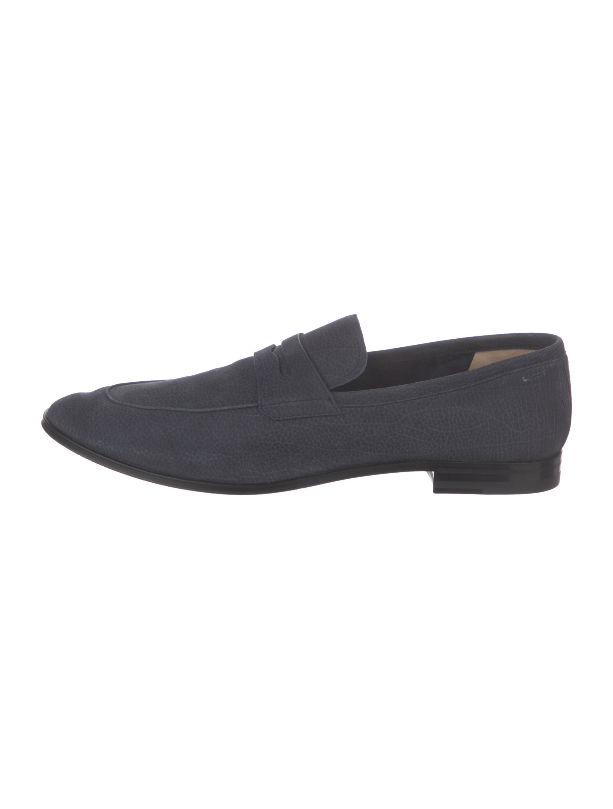 Bally Suede Loafers Blue Loafers, Shoes WB254052 The RealReal