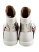 Bally Calf Leather Animal Print Sneakers
