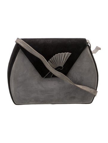 Bally Crossbody Bags Suede Flap Bag