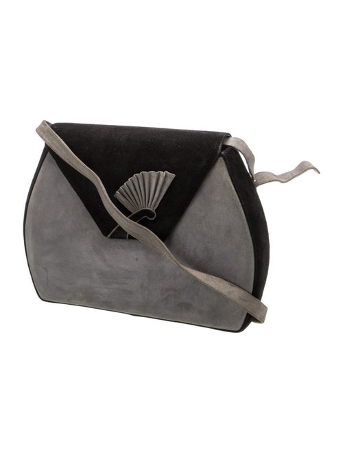 Bally Suede Flap Crossbody Bag