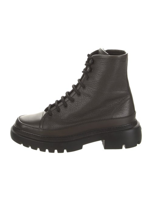 Bally Leather Combat Boots