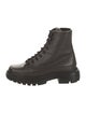 Bally Leather Combat Boots