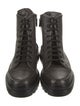 Bally Leather Combat Boots