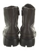 Bally Leather Combat Boots