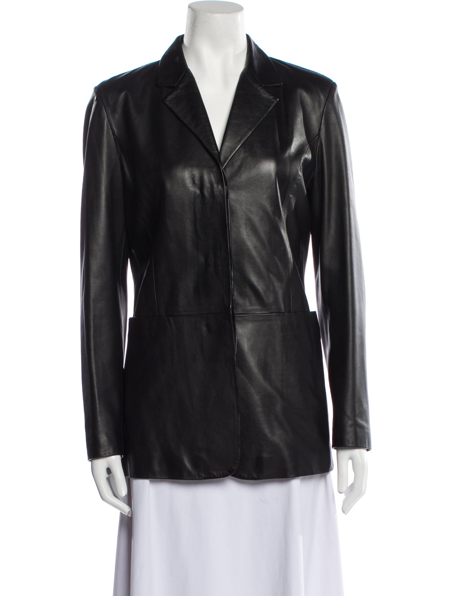 Bally Leather Blazer