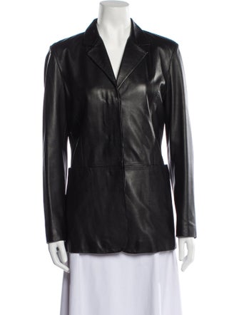 Bally Leather Blazer