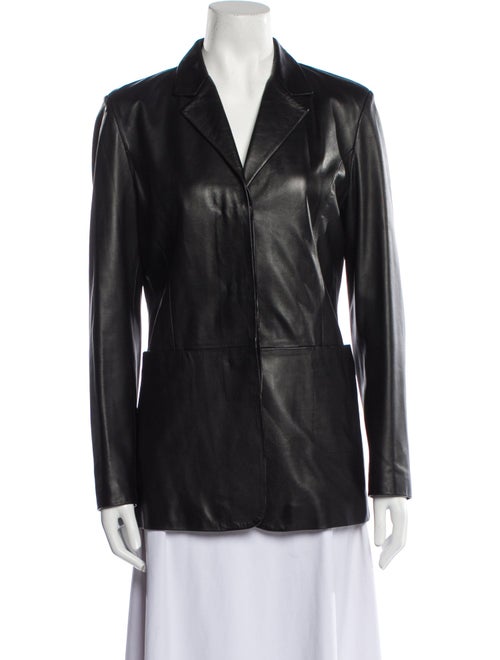 Bally Leather Blazer