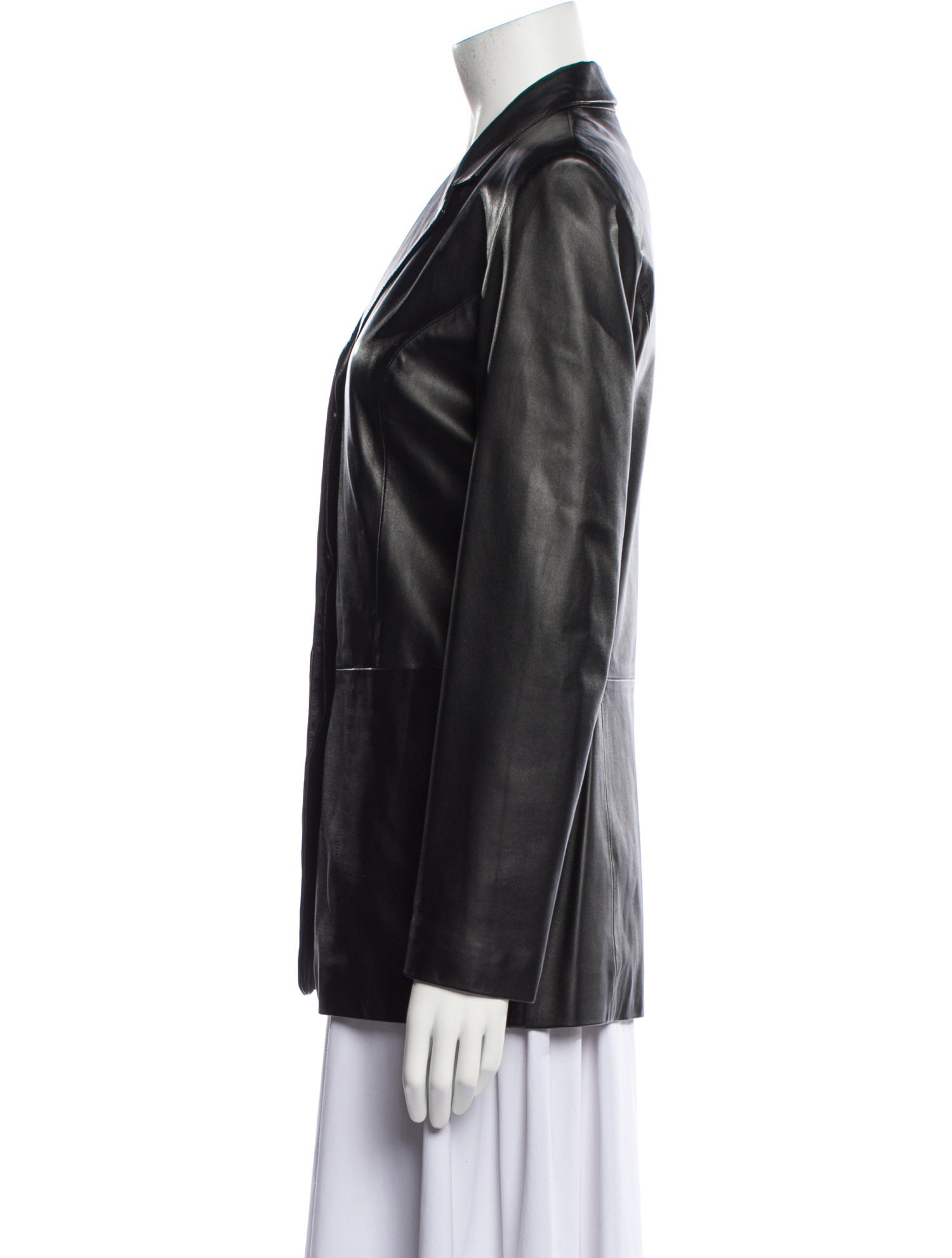 Bally Leather Blazer