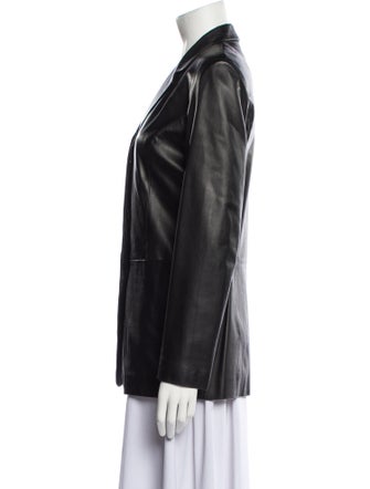 Bally Leather Blazer