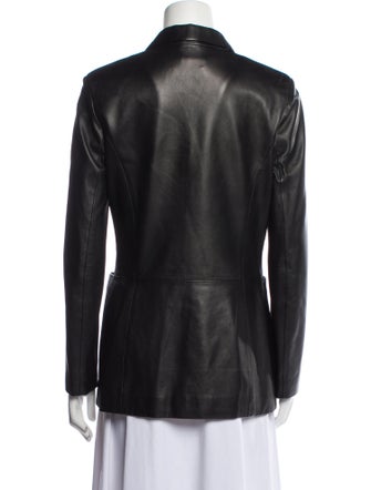 Bally Leather Blazer