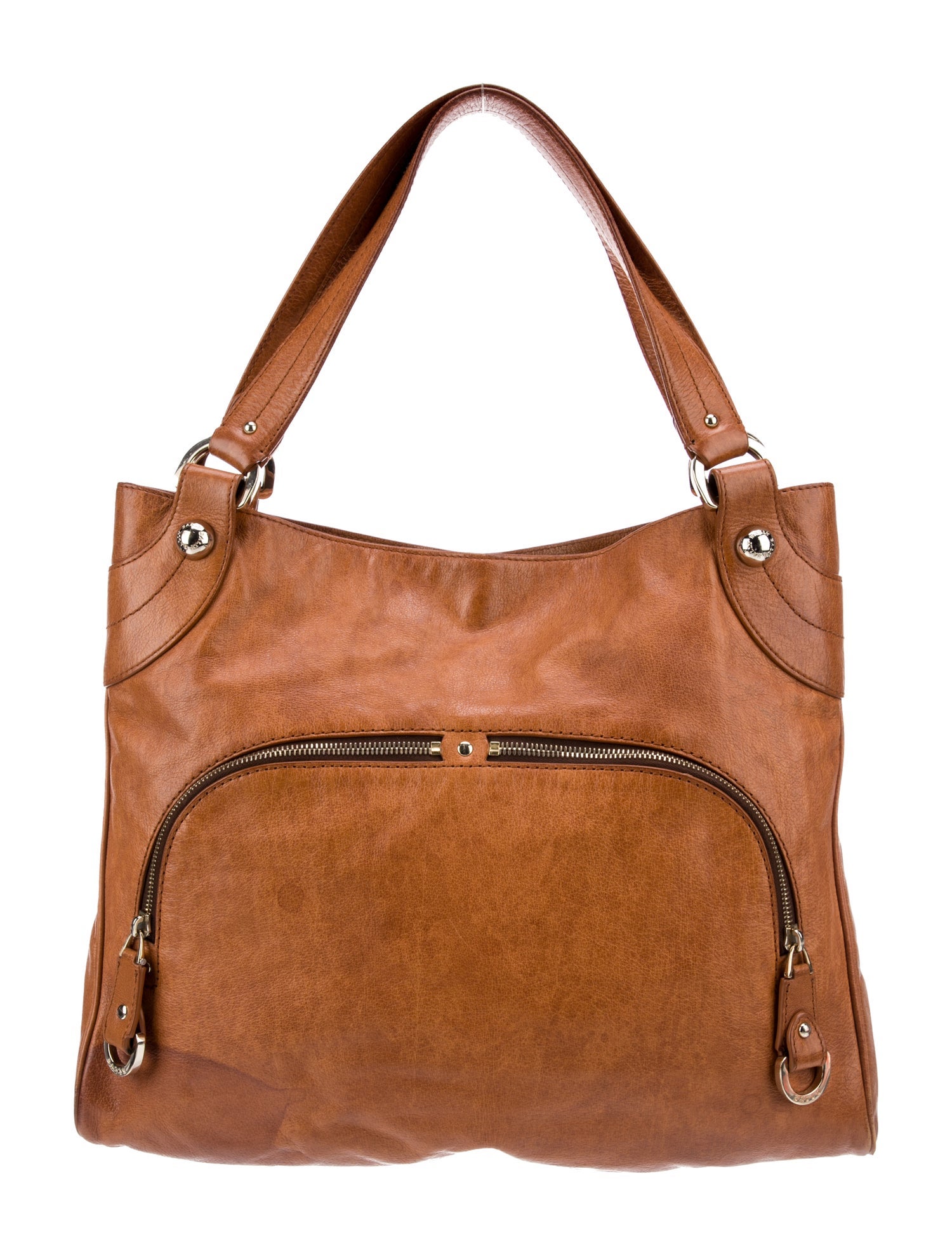 Bally Leather Shoulder Bag Brown Shoulder Bags, Handbags WB268578