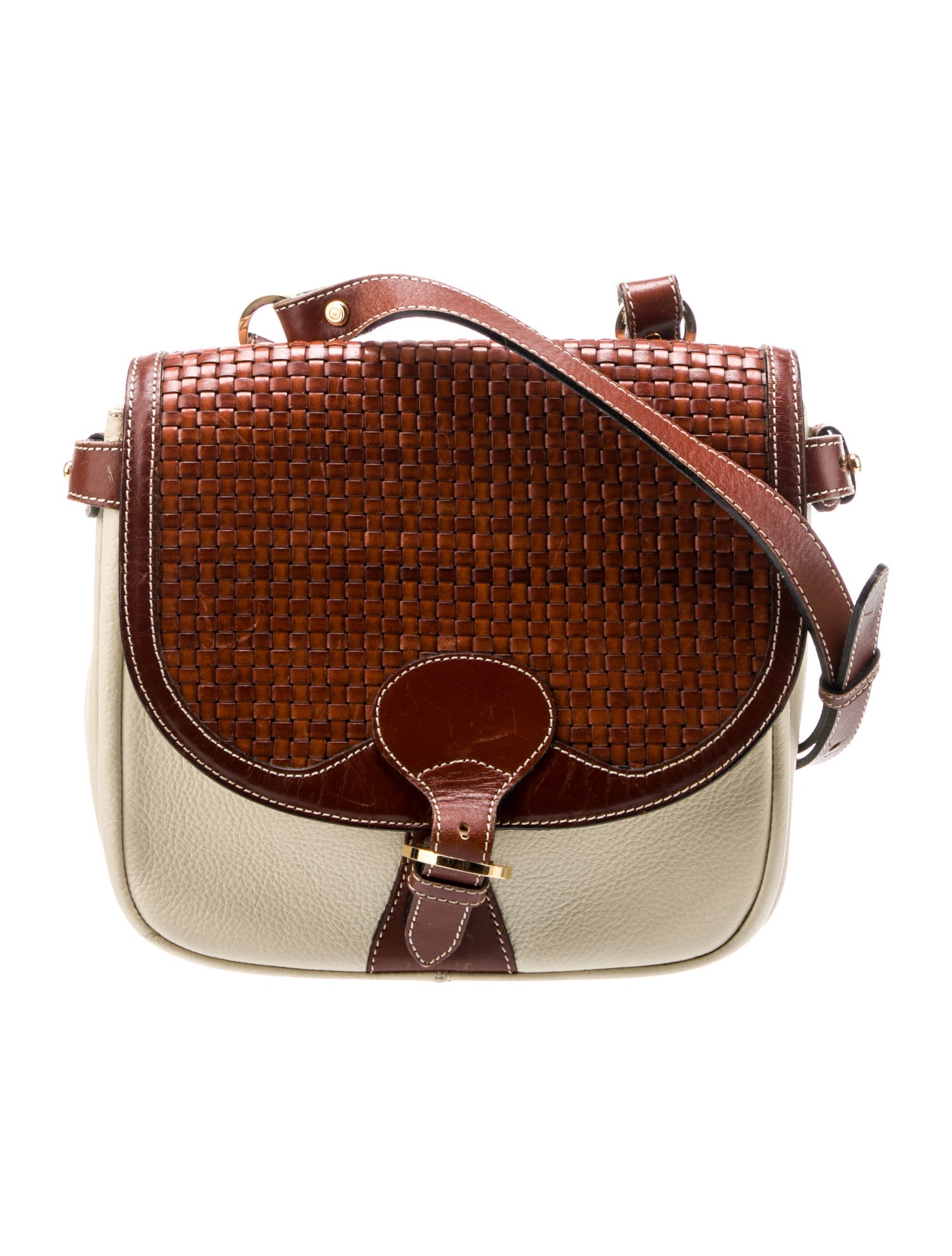 BALLY★素敵！OSLO BROWN LEATHER CROSSBODY MESSENGER BAG Bally Leather Crossbody Bag - Brown Crossbody Bags, Handbags