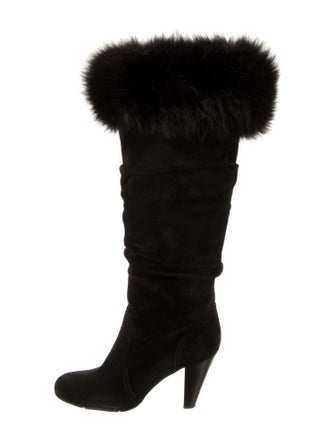 Bally Suede Slouch Boots