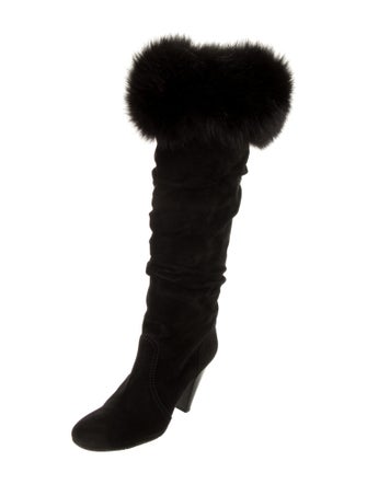 Bally Suede Slouch Boots