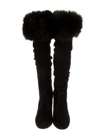 Bally Suede Slouch Boots