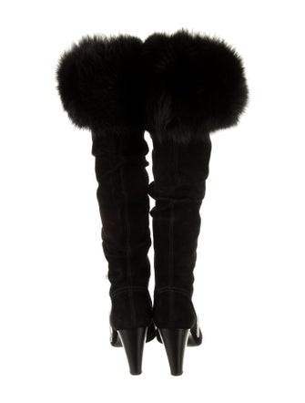 Bally Suede Slouch Boots