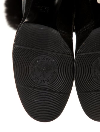 Bally Suede Slouch Boots