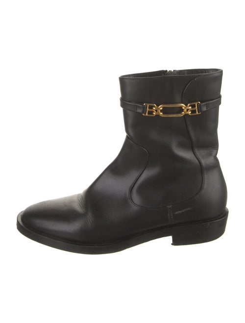 Bally Leather Moto Boots