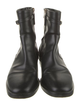 Bally Leather Moto Boots