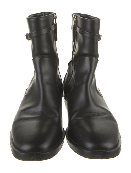 Bally Leather Moto Boots