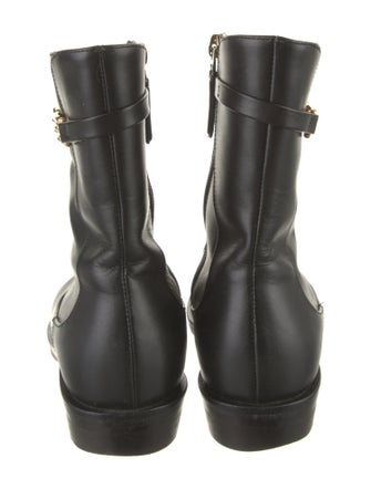 Bally Leather Moto Boots