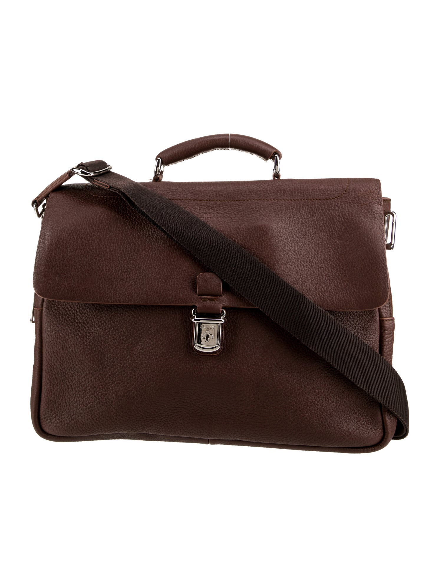 Bally Leather Messenger Bag