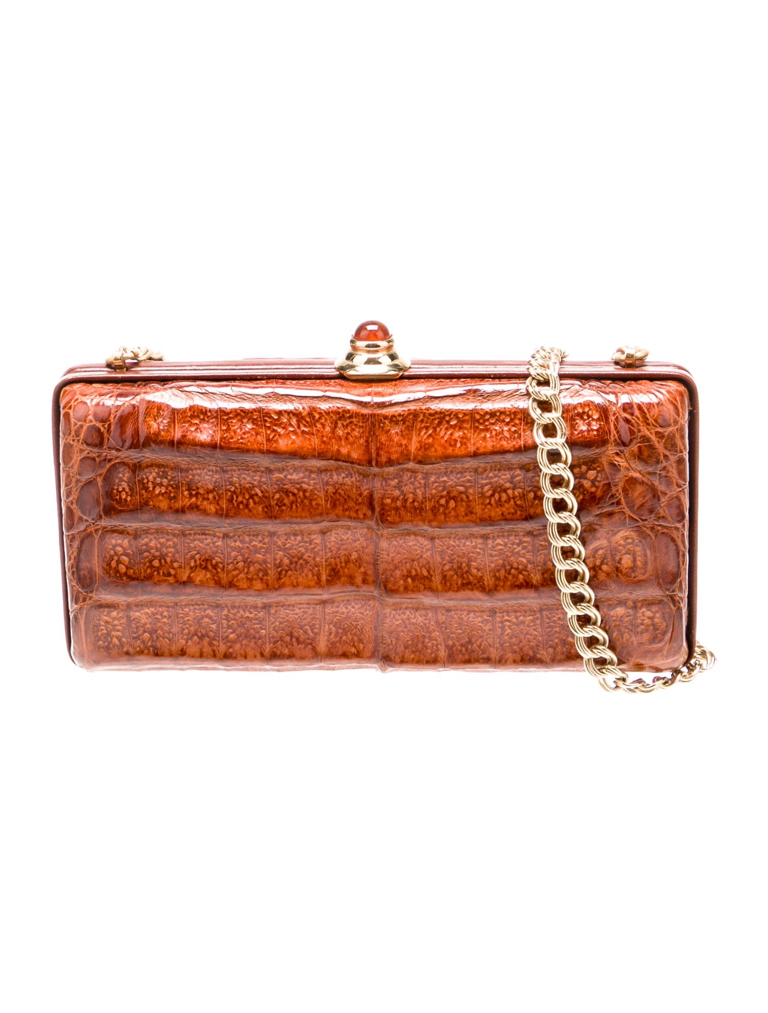 Bally Crocodile Minaudière