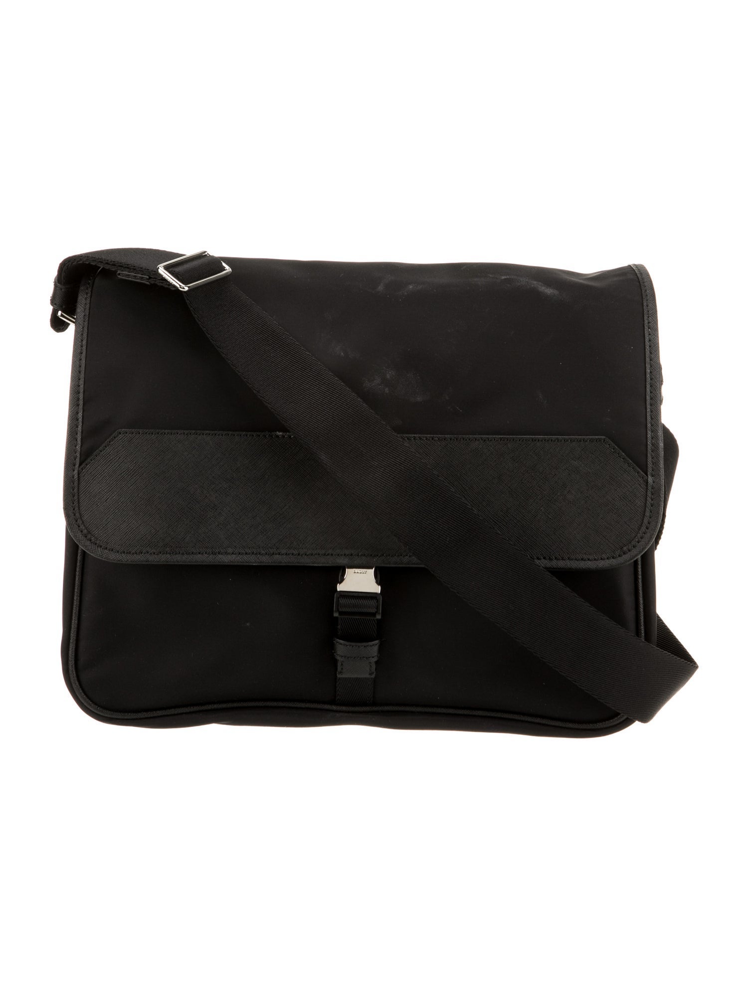 comme des garçons homme messenger bag Comme des Garçons Homme Plus Canvas Messenger Bag - Black