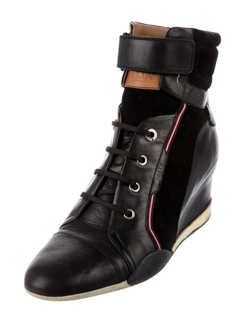 Bally Leather Lace-Up Boots