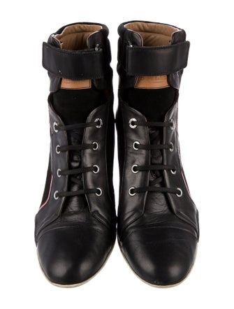 Bally Leather Lace-Up Boots