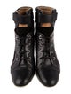 Bally Leather Lace-Up Boots