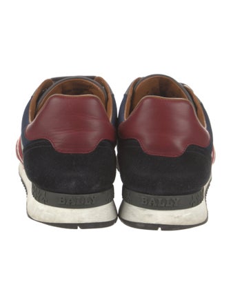 Bally Suede Printed Sneakers