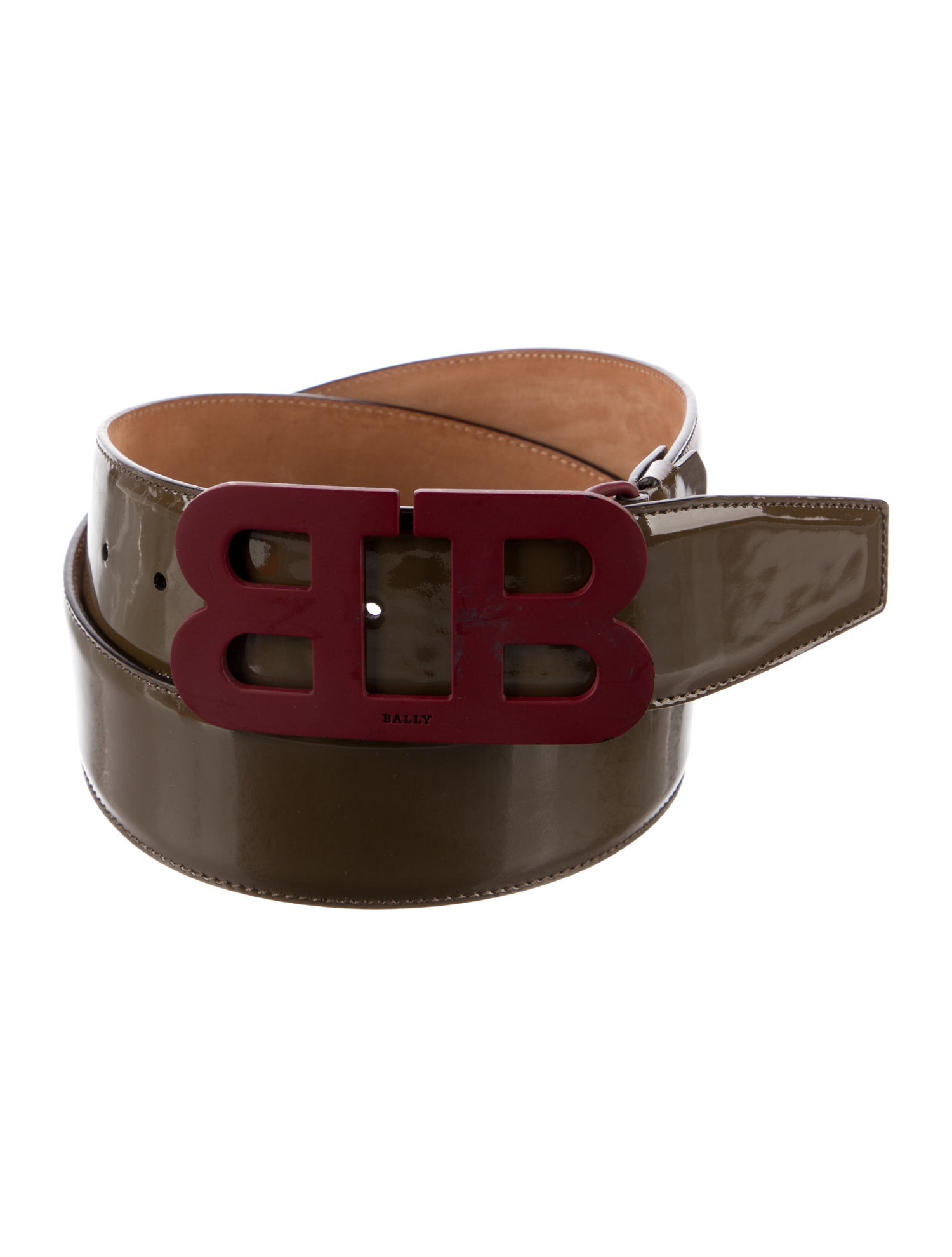 Bally Patent Leather Belt Kit