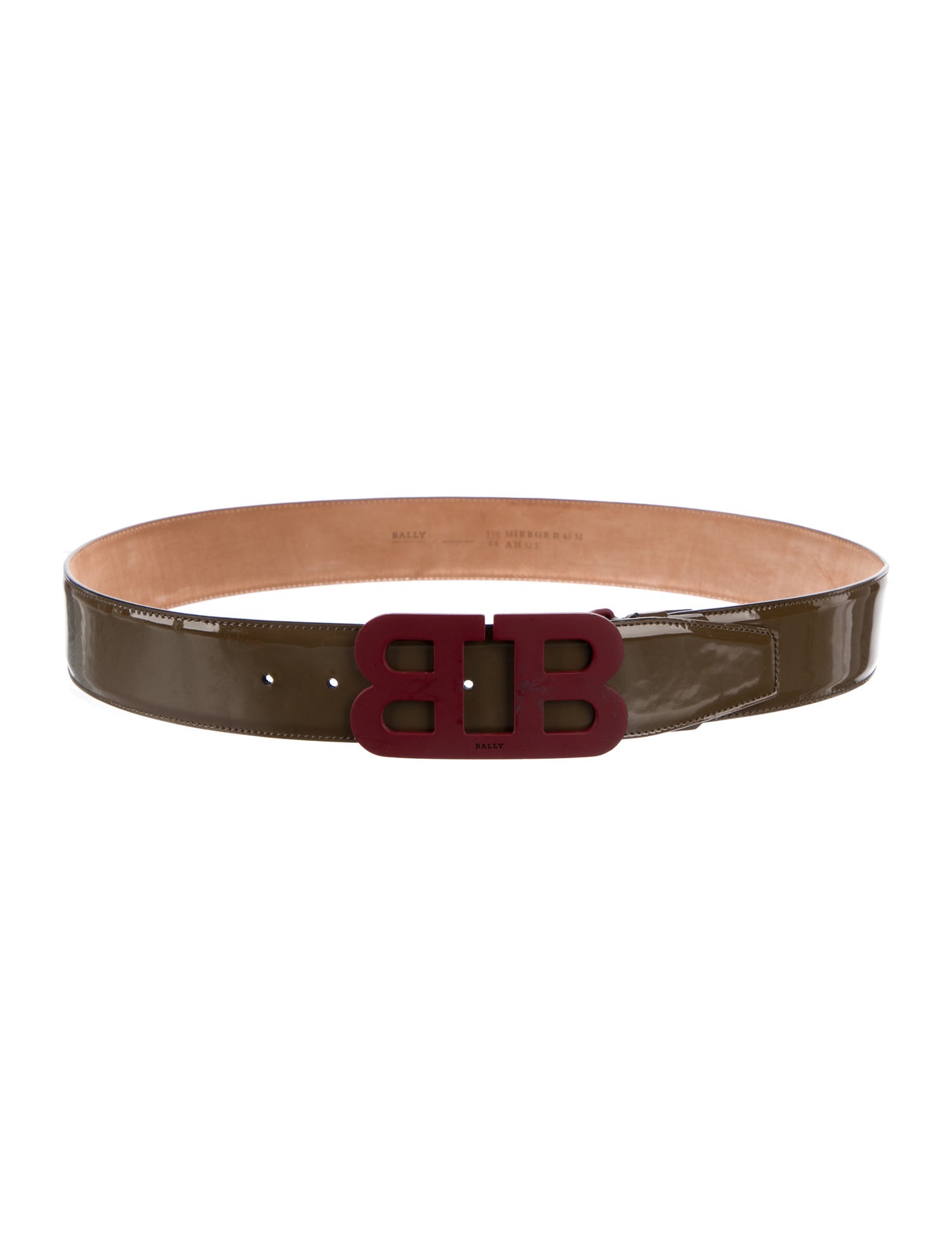 Bally Patent Leather Belt Kit