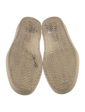 Bally Canvas Embroidered Accent Sneakers