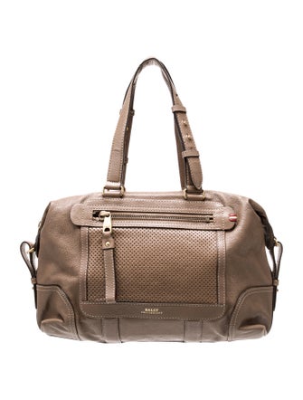 Bally Leather Top Handle Bag