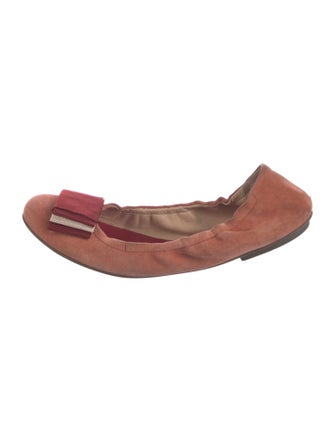 Bally Suede Ballet Flats