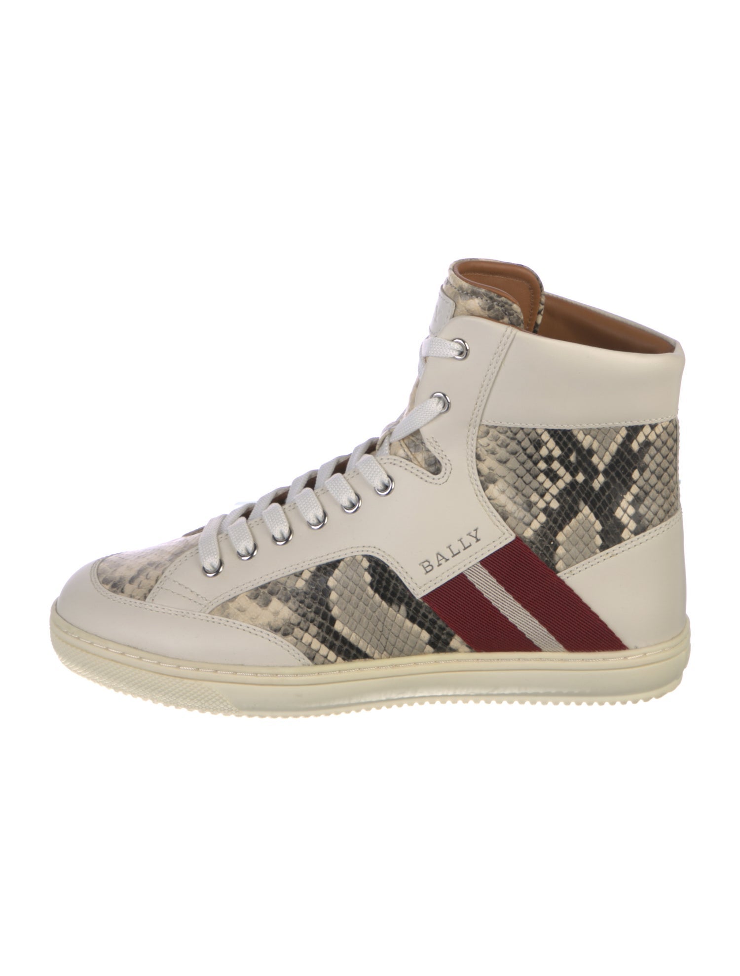Bally Leather Printed Sneakers
